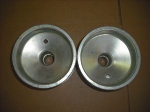 NEW (Qty 2) 6" x 125mm Forged Magnesium Kart Wheel D17 Spindle Mount