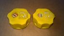 Yellow Fuel Tank Filler Caps - Used (2 pcs)