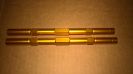 Courtney Concepts Hybrid Tie Rods Gold M8 210mm PAIR NEW BLEMISH