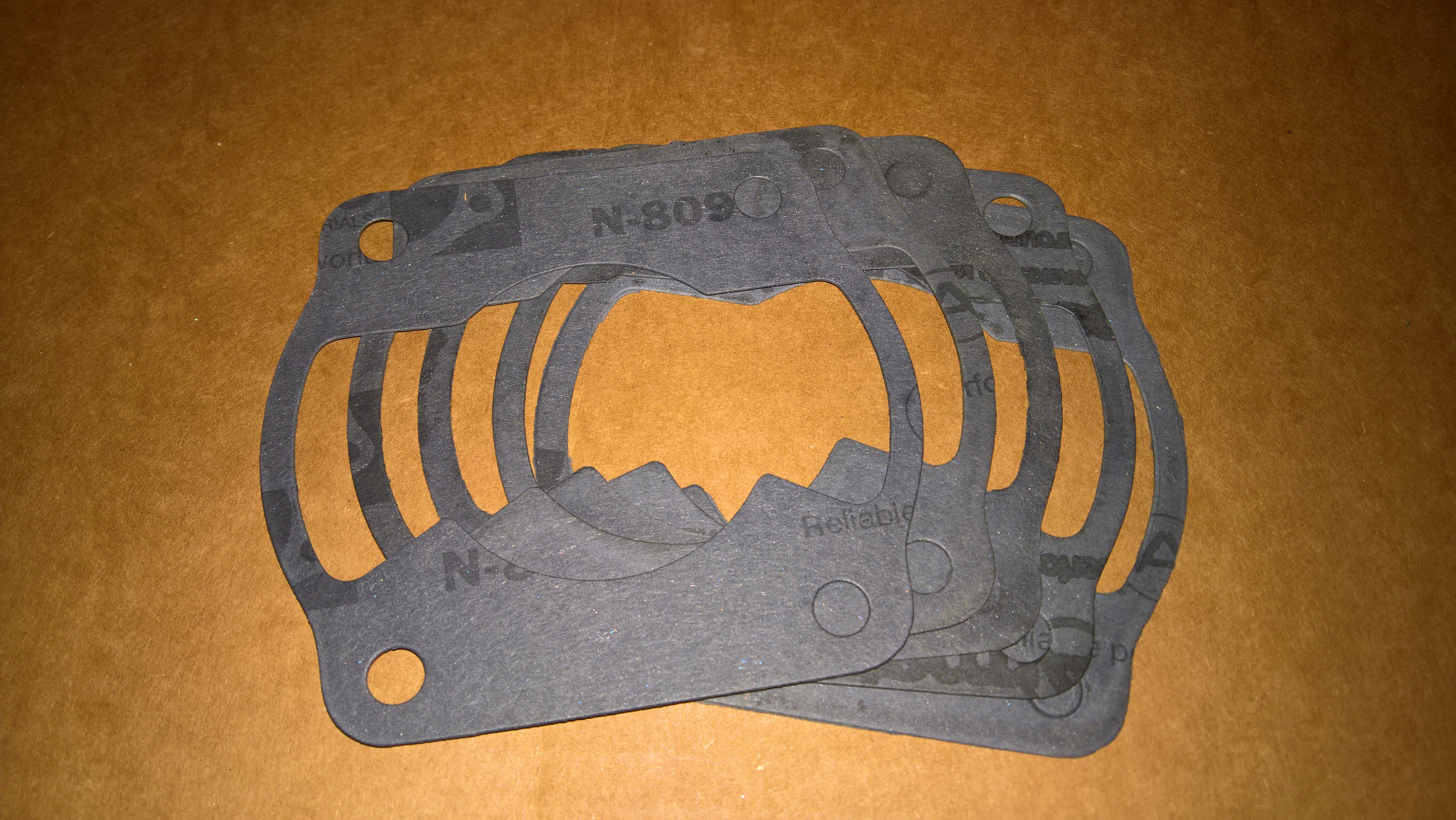 QTY 5 NEW LAD Yamaha KT100 KT100 Kart Engine Cylinder Gaskets 0.015