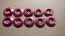 M6 x 22mm Aluminum Countersink Washers Red Anodize NEW *BLEMISHED* - 10 PCS