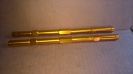 NEW PAIR 240mm Courtney Concepts M8 Hybrid Kart Steering Tie Rods Gold