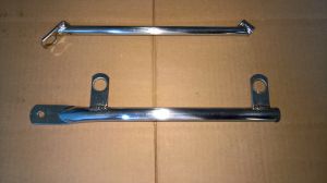 NEW OLD STOCK Genuine CRG EARLY TYPE CROSSFLOW Radiator Mount Bracket Kit TaG ICC KZ Shifter Kart