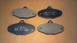 Genuine CRG Sinter VEN-99 V99 Shifter Kart Front Brake Pads TWO NEW PAIRS
