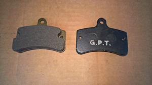 16mm GPT Tony Kart BS-2 BS2 Rear Brake Pads NEW PAIR