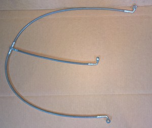 NEW Original CRG Shifter Kart Front Brake Line Hose Assembly CLEAR Inox Fren-Tubo AFS.00336