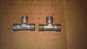 QTY 2 NEW Kart Brake Line T Tee Adapter Righetti Ridolfi K267B