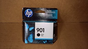 FEB 2018 NEW Genuine HP Hewlett Packard 901 Black Ink Jet Inkjet Printer Cartridge CC653AN 140