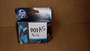 SEPT 2017 NEW Genuine HP Hewlett Packard 901 Tri-Color Ink Jet Inkjet Printer Cartridge CC656AN 140