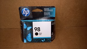 MAR 2018 NEW Genuine HP Hewlett Packard 98 Black Ink Jet Inkjet Printer Cartridge C9364WN 140