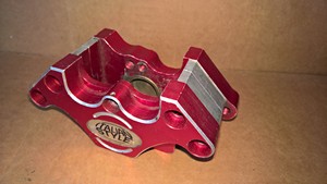 VINTAGE Italian Style Aluminum Kart Rear Brake Caliper Parts Components RED