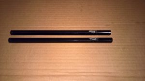 NEW PAIR 265mm Original CRG Kart M8 Hexagonal Steering Tie Rod Track Rod FAN.00815 BLACK