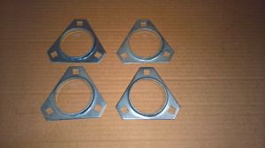 (QTY 4) NEW Azusa Engineering 1-1/4" Bearing Flange Flangette 3-Hole # 8217