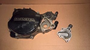 1997 HONDA CR125 CR-125 ENGINE MOTOR INNER OUTER CLUTCH COVER RIGHT CRANKCASE CASE 11340-KZ4-B00