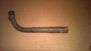 RLV 5510 SHORT Exhaust Pipe Briggs & Stratton Animal LO-206 LO206 Kart Engine Motor