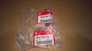 NEW (Qty 2) GENUINE HONDA BEARING HOLDER PLATE CR ATC TRX CRF 80 85 125 250 500 450 R X