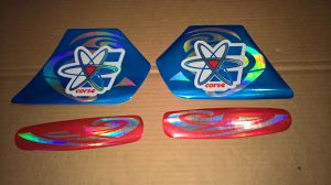 NEW OLD STOCK Energy Corse KG Kart Fuel Tank Decal Sticker Kit NRG036-03