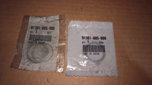 NEW (QTY 2) GENUINE Honda 91301-805-000 O-Ring