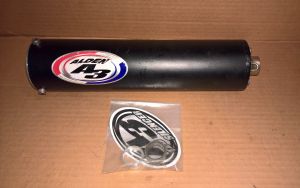 Alden A3 TUNABLE Shifter Kart Exhaust Muffler Silencer 12" x 3" x 1" Honda CR125 CR-125