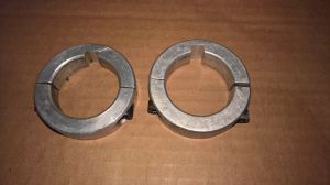 (QTY 2) Righetti Ridolfi 40mm x 15mm 2-Piece Aluminum Split Kart Axle Clamp Collar