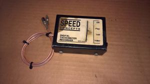 Speed Concepts VINTAGE Kart Digital Tach Tachometer Recorder for Digatron DTR-102C