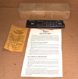 NEW OLD STOCK Sybron Taylor Pocket Sling Psychrometer 1330 97S231