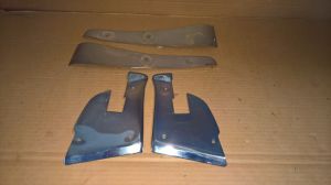 Mercedes R107 380SL 560SL Interior Door Chrome Trim Panels