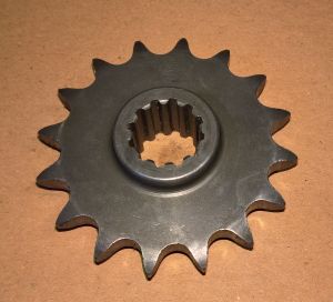 16T #428 12-Spline ICC KZ Shifter Kart Countershaft Drive Sprocket
