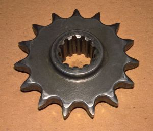 15T #428 12-Spline ICC KZ Shifter Kart Countershaft Drive Sprocket