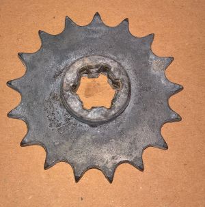 17T #428 6-Spline ICC KZ Shifter Kart Countershaft Drive Sprocket