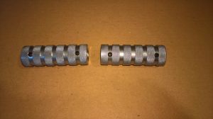 NEW 14mm x 68mm Aluminum Kart Foot Pedal Anti-Slip Grip Cover Set