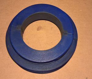Nylon Composite 50mm 2-Piece Split Kart Water Pump Axle Pulley BLUE