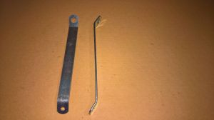 NEW OLD STOCK (Qty 2) Birel Kart Upper Driver Fairing Bracket 190mm