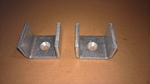 NEW (Qty 2) 50mm RLV Vertical Kart Stand Mounts Cradles 0056