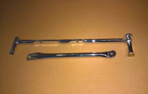 Comp Kart Compkart TaG Radiator Mount Main H-Bar Bracket + Strut 370mm