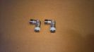 NEW (Qty 2) Kart Brake 90 deg Master Cylinder Fitting Line Adapter Elbow Righetti Ridolfi K266B