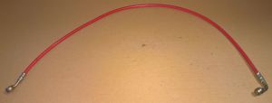 780mm (830mm) CRG Kart Rear Brake Line Hose Banjo Fittings RED AFS.00240