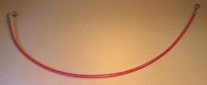 740mm (830mm) CRG Kart Rear Brake Line Hose Banjo Fittings RED AFS.00240