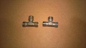 QTY 2 Kart Brake Line T Tee Adapter Righetti Ridolfi K267B