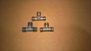 QTY 3 Kart Brake Line T Tee Adapter