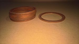 NEW (Qty 10) Kart Copper Head Gasket Shim 50.7mm x 63.7mm x 2.07mm CONCAVE
