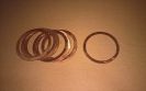NEW (Qty 10) LAD Specialties Yamaha KT100 KT-100 Kart Copper Head Gasket Shim 53.0mm x 63.5mm x 0.7mm