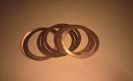 NEW (Qty 10) LAD Specialties Yamaha KT100 KT-100 Kart Copper Head Gasket Shim 53.0mm x 63.5mm x 0.15mm