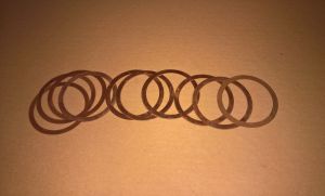 NEW (Qty 10) Misc. LAD Specialties Yamaha KT100 KT-100 Kart Copper Head Gasket Shim 53.0mm x 63.5mm
