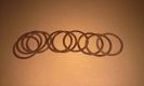 NEW (Qty 10) Misc. LAD Specialties Yamaha KT100 KT-100 Kart Copper Head Gasket Shim 53.0mm x 63.5mm