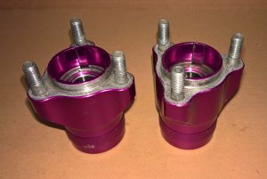 (QTY 2) Arrow AX 17mm D17 x 65mm Spindle Mount Kart Wheel Hub M8 3/58