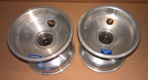 (QTY 2) 5" x 112mm Kart Wheel 17mm DSM Spindle Mount {#2}