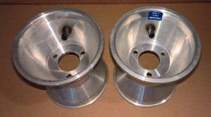 NEW (QTY 2) 5" x 140mm Righetti Ridolfi Kart Wheel M8 3/58