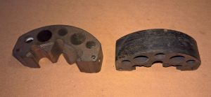 (QTY 2) Noram GE Early-Type LIGHT Kart Clutch Shoe