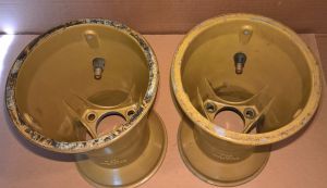 (QTY 2) Top Kart 5" x 210mm Magnesium Beadlock Kart Wheel M8 3/58